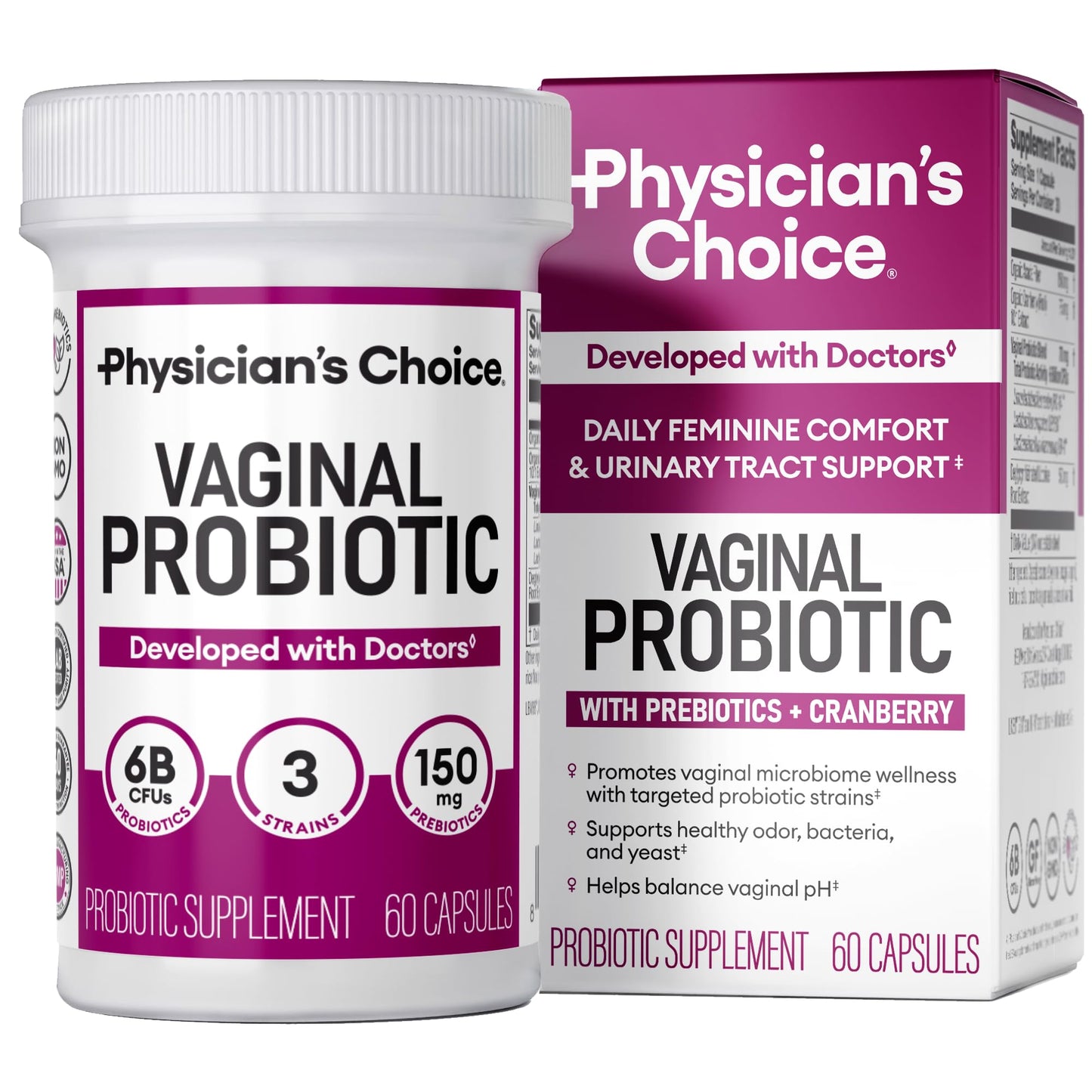 Promo 6: Probióticos vaginales Physicians Choice